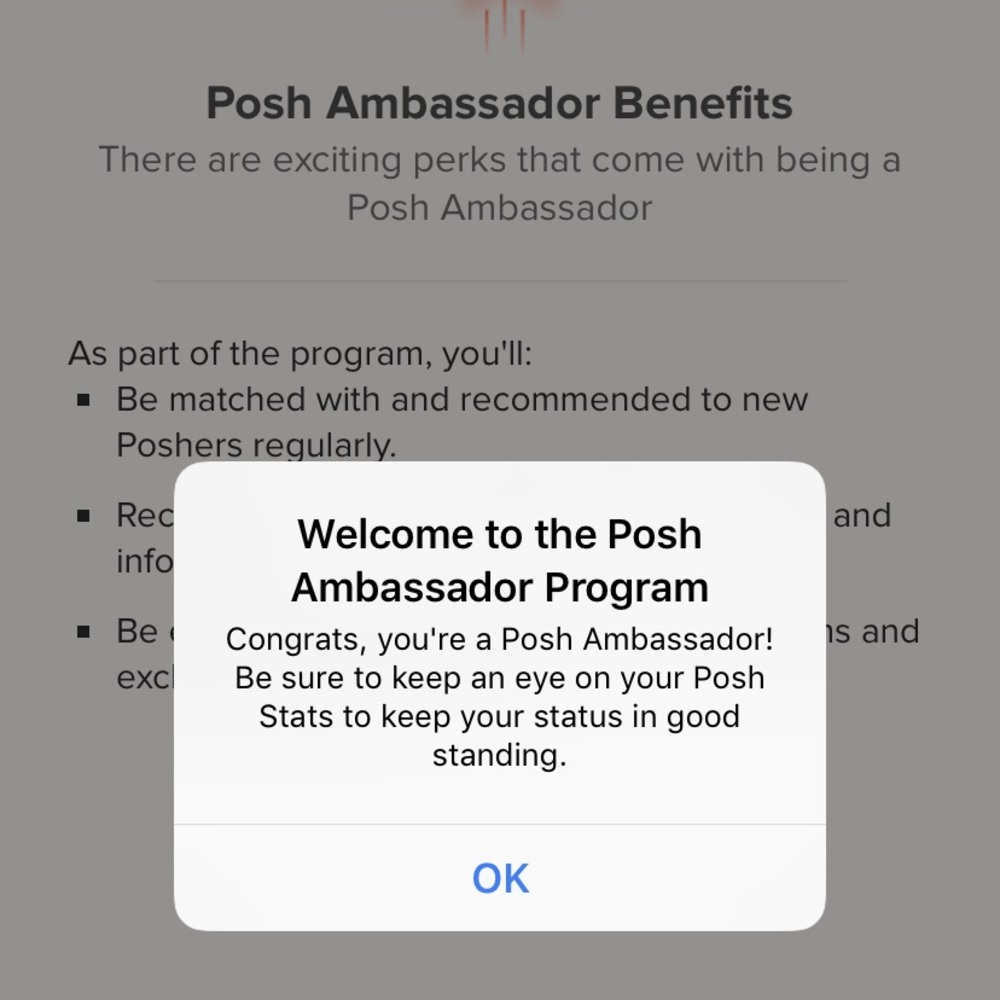 WooHoo!! Posh Ambassador